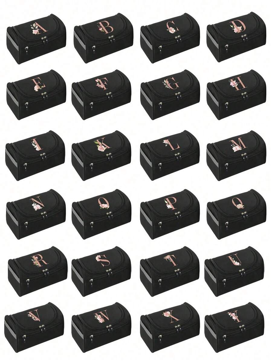 حقيبة أدوات الزينة للسفر للرجال والنساء، حقيبة أدوات مكياج ومستحضرات تجميل معلقة M&D