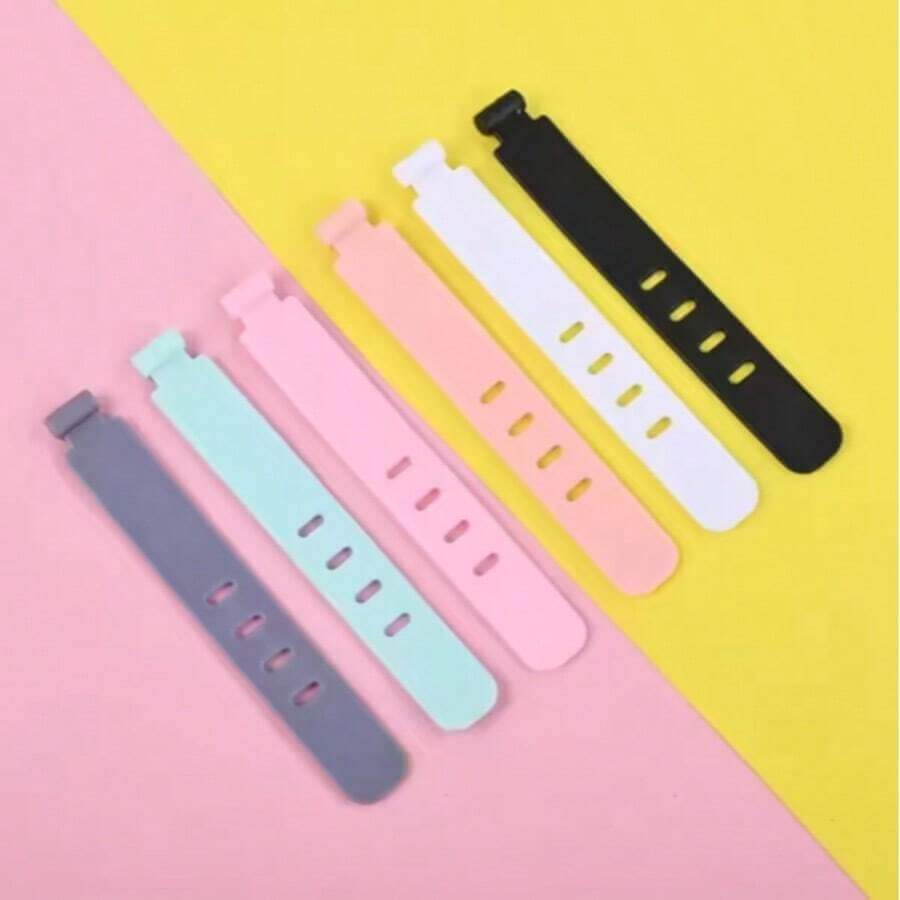 12 ربطات كابلات سيليكون بأربع فتحات