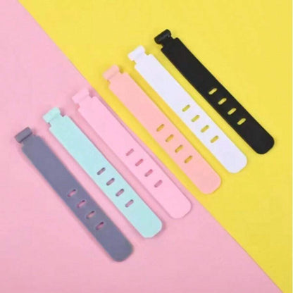 12 ربطات كابلات سيليكون بأربع فتحات