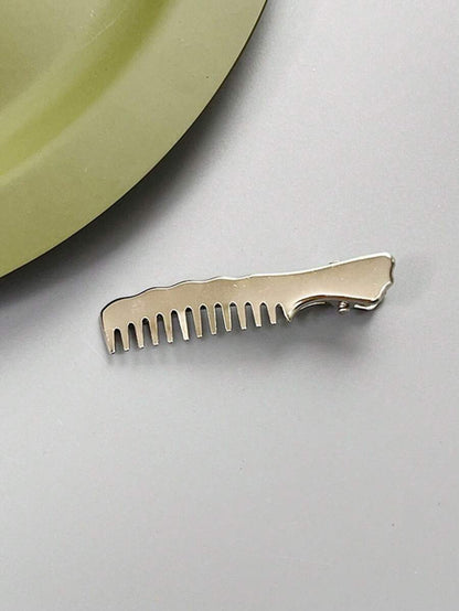 مجموعه مشابك شعر معدنيه علي اشكال مختلفه 24قطعه