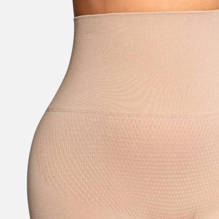 شورت شيب وير نسائي عالي الخصر بدون خياطة – مشد للجسم بتصميم مريح