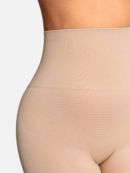 شورت شيب وير نسائي عالي الخصر بدون خياطة – مشد للجسم بتصميم مريح