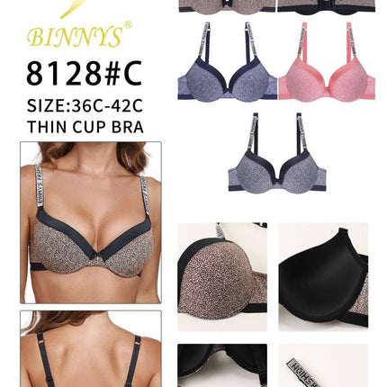 برا نسائي BINNYS مبطن خفيف – مريح ومرن للاستخدام اليومي