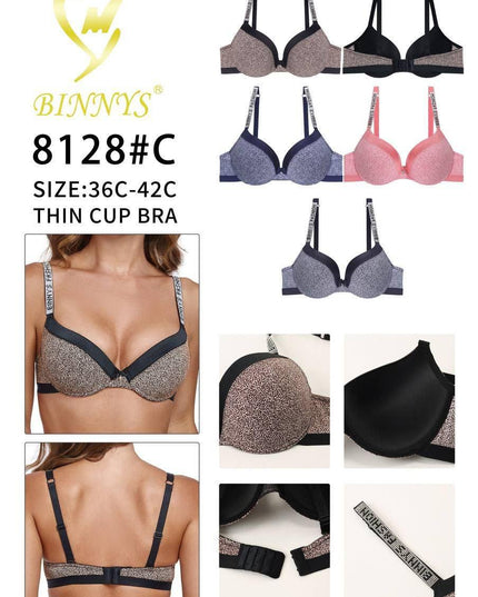 برا نسائي BINNYS مبطن خفيف – مريح ومرن للاستخدام اليومي