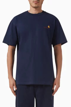 تي شيرت أميريكان بشعار الماركة قطن جيرسيه