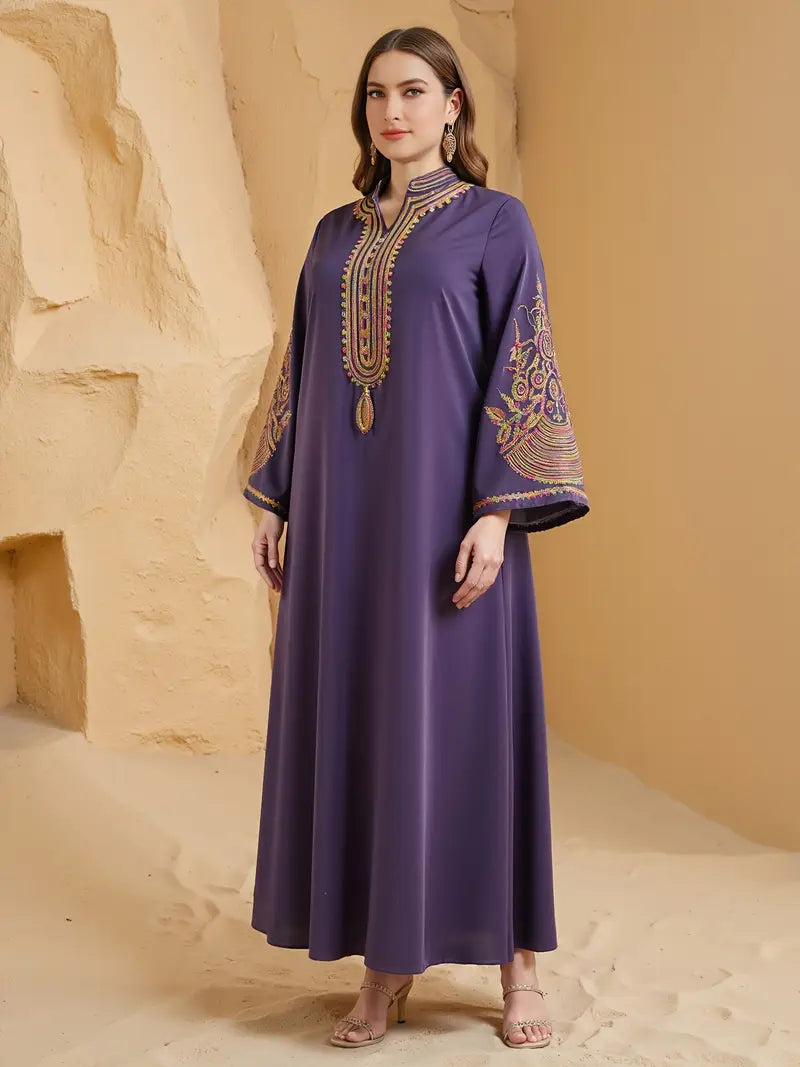 فستان طربوش عربي بحبل مقاس كبيرShein