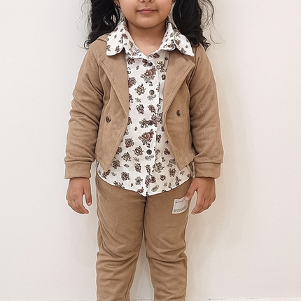 طقم بناتي أنيق من Shein