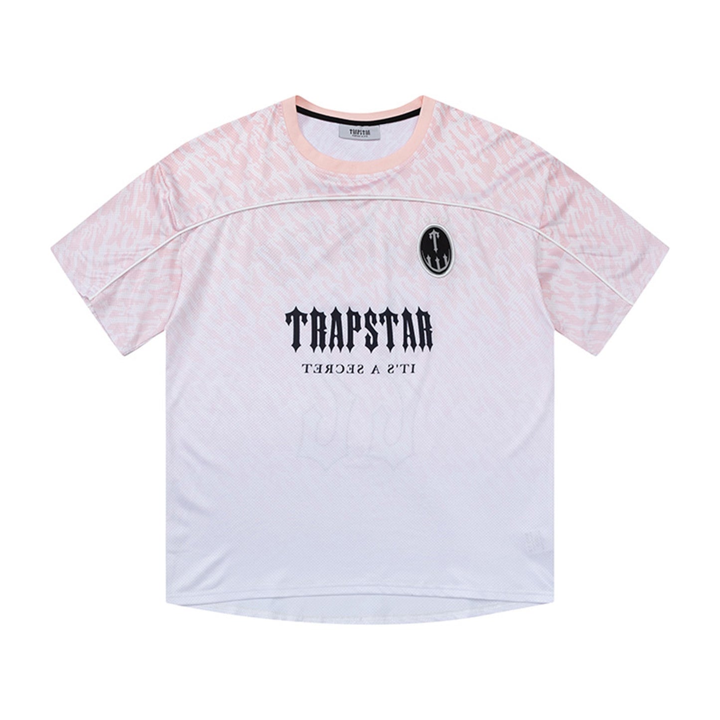 تي شيرت نسائي من Trapstar مطبوع عليها رسومات جرافيكية
