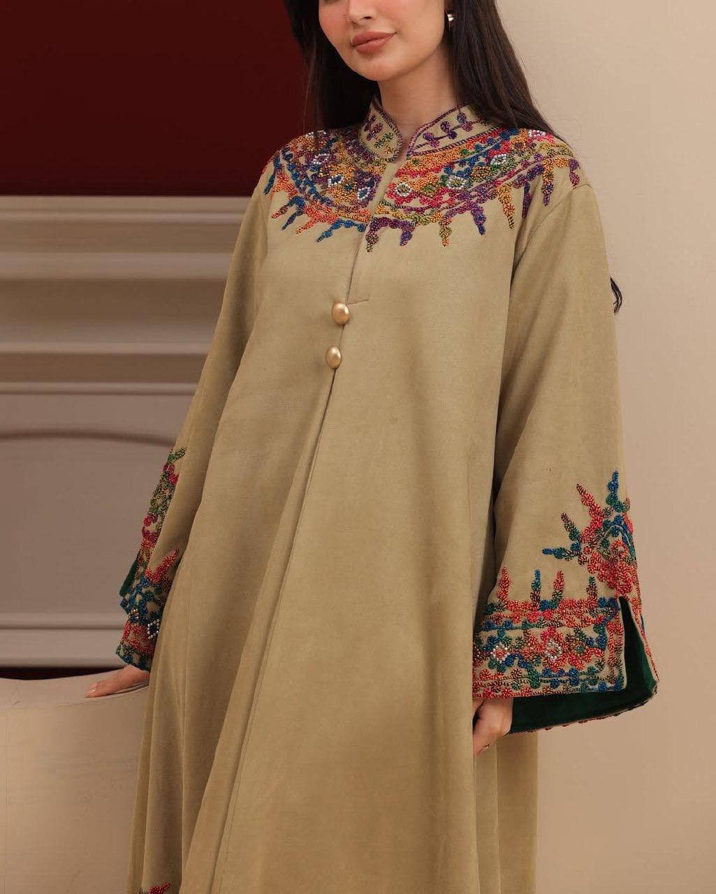 فستان طويل مطبوع بزهور عباد الشمس من Shein