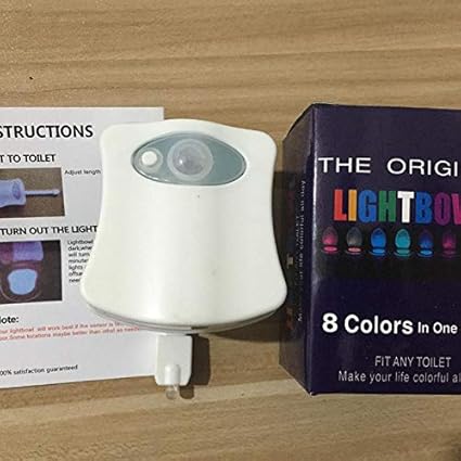 إضاءة LED للمرحاض بجهاز استشعار الحركة