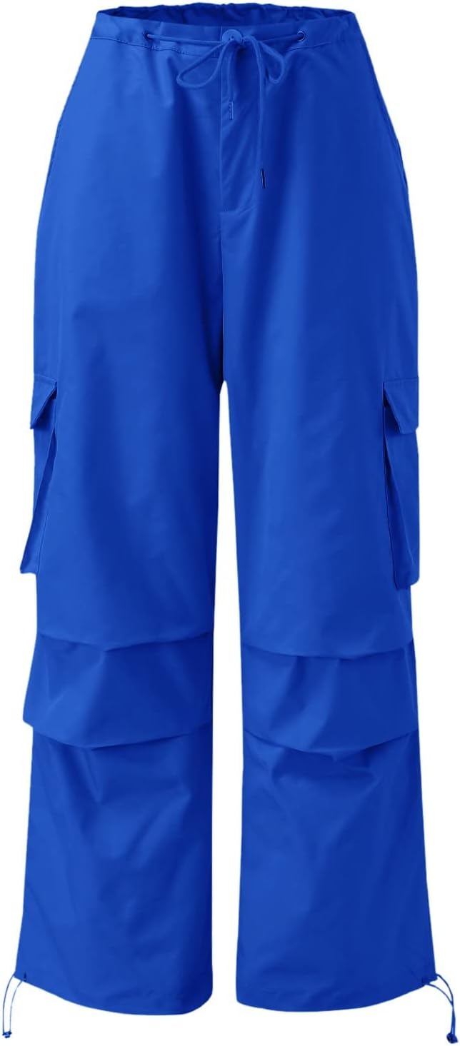 De Moda Women's Cargo Workout Pants with Belt