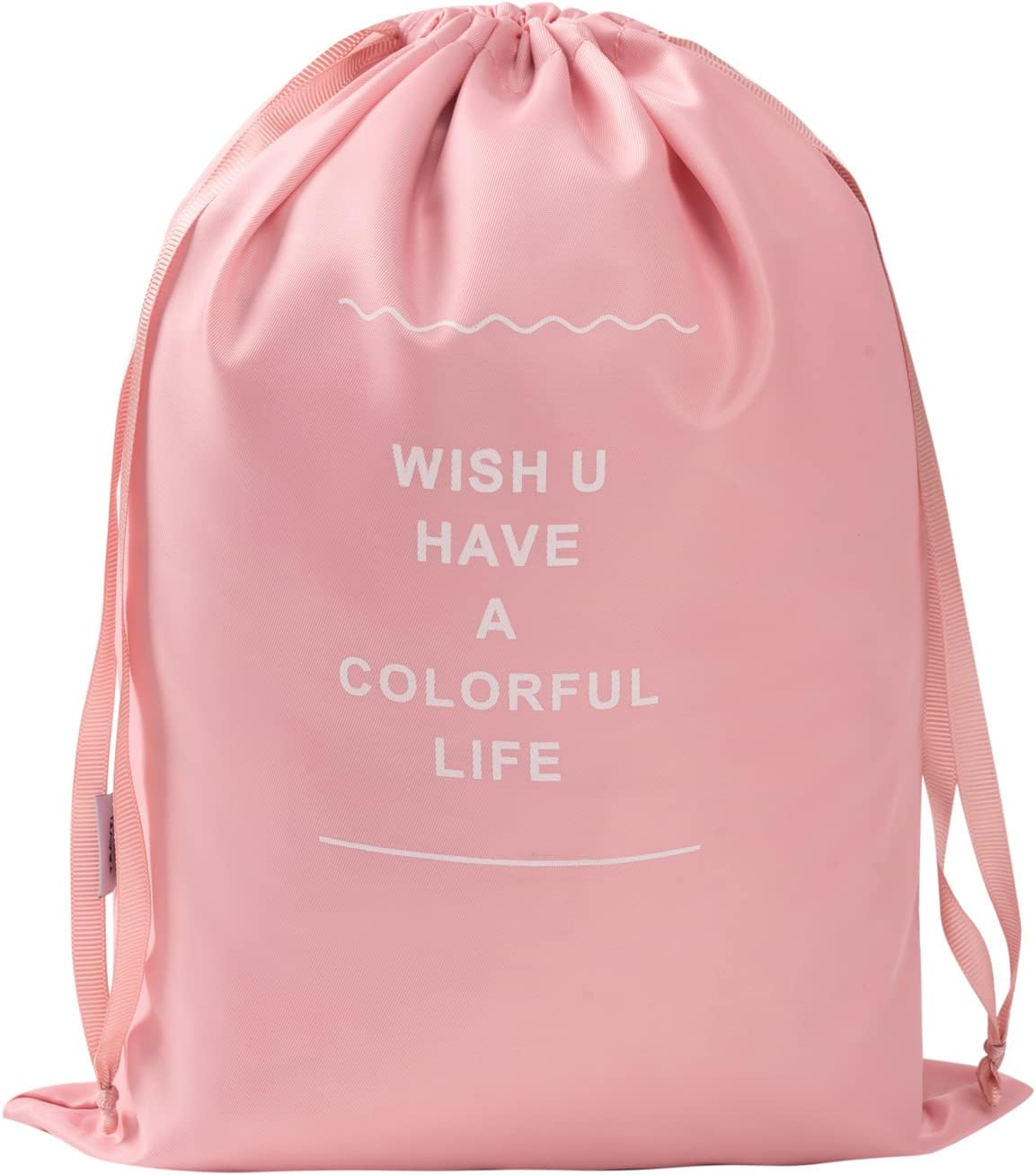 مجموعة أدويتا 6 قطع لتنظيم الحقائب – منظمات سفر عملية باللون الوردي