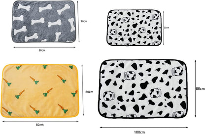 بطانية للحيوانات الأليفة مقاومة للعض وغير قابلة للانزلاق بنقشة جزر 
