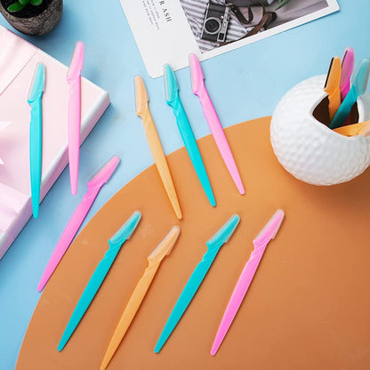 مجموعة شفرات حلاقة لإزالة شعر الوجه (12 قطعة)