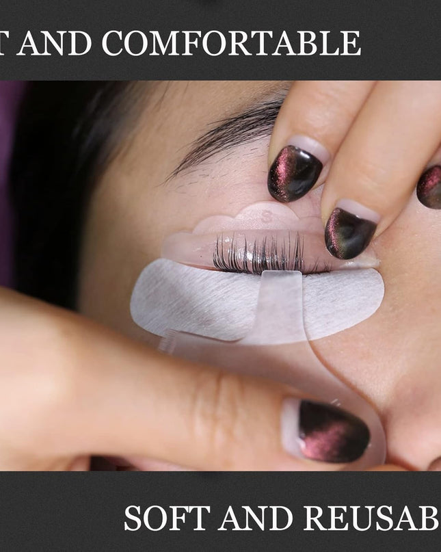 طقم ألواح سيليكون لرفع الرموش Libeauty – 6 قطع قابلة لإعادة الاستخدام