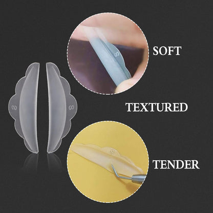 طقم ألواح سيليكون لرفع الرموش Libeauty – 6 قطع قابلة لإعادة الاستخدام