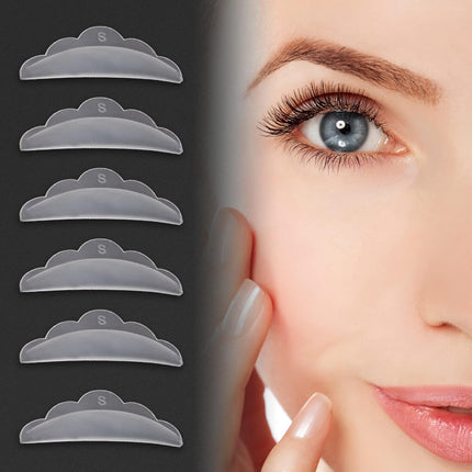 طقم ألواح سيليكون لرفع الرموش Libeauty – 6 قطع قابلة لإعادة الاستخدام