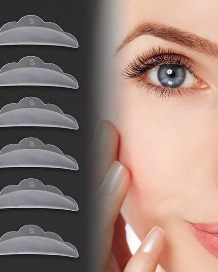 طقم ألواح سيليكون لرفع الرموش Libeauty – 6 قطع قابلة لإعادة الاستخدام