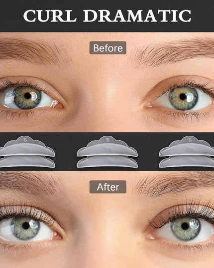 طقم ألواح سيليكون لرفع الرموش Libeauty – 6 قطع قابلة لإعادة الاستخدام