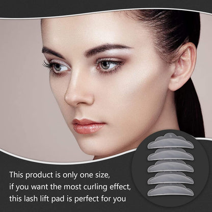 طقم ألواح سيليكون لرفع الرموش Libeauty – 6 قطع قابلة لإعادة الاستخدام