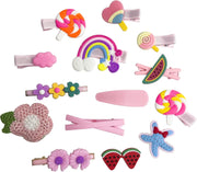 42 Pieces Hair Clips For Girls,Cute Snap Clips,Toddler Hair Accessories