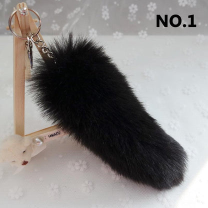 1 قطعه حلقه سلسله علي شكل ديل ثعلب Shein