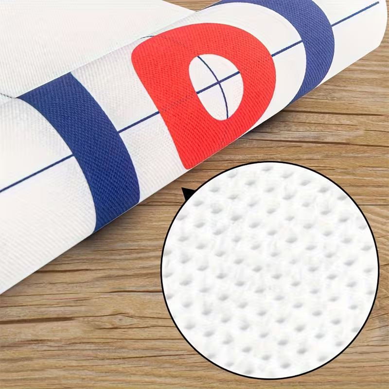 لعبة الكيرلينج الصغيرة مع 8 كرات