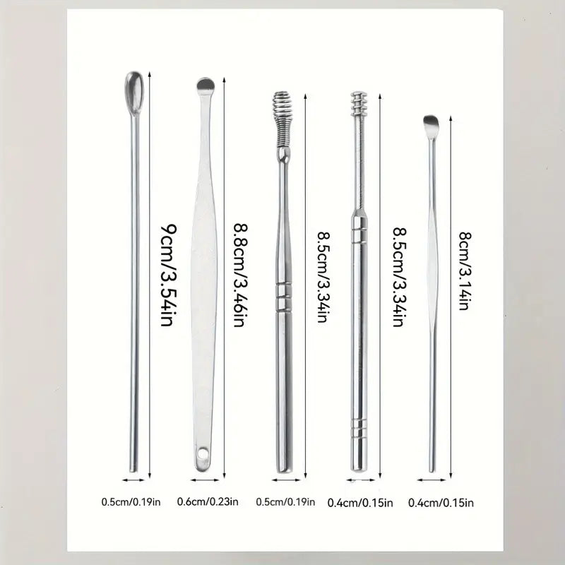 أداة تنظيف الأذن 6 قطع من Shein