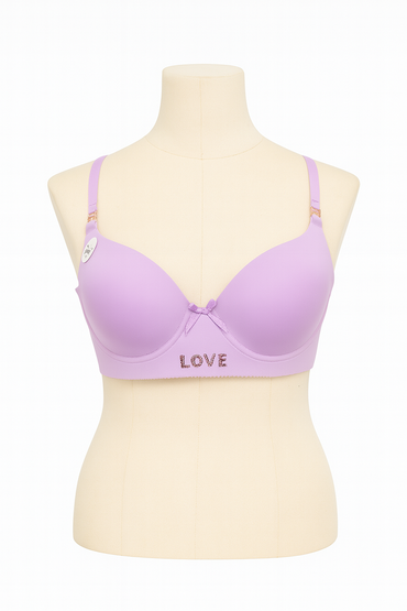 حمالة صدر مبطنة  بتصميم LOVE
