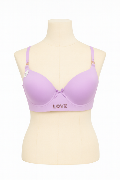 حمالة صدر مبطنة  بتصميم LOVE