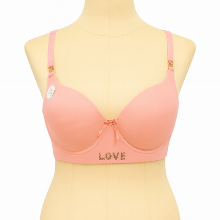 حمالة صدر مبطنة  بتصميم LOVE