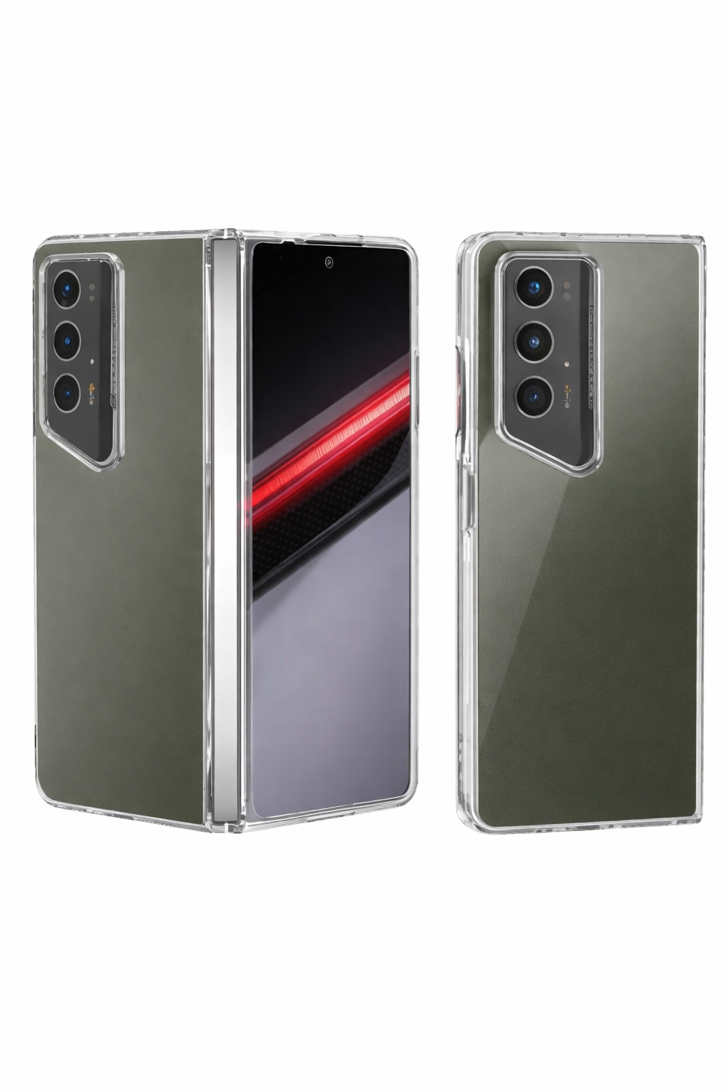 جراب حماية شفاف لهاتف (Magic V2 RSR (Honorمن Shein