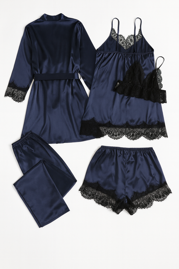 طقم بيجامة نسائي 5 قطع من Shein