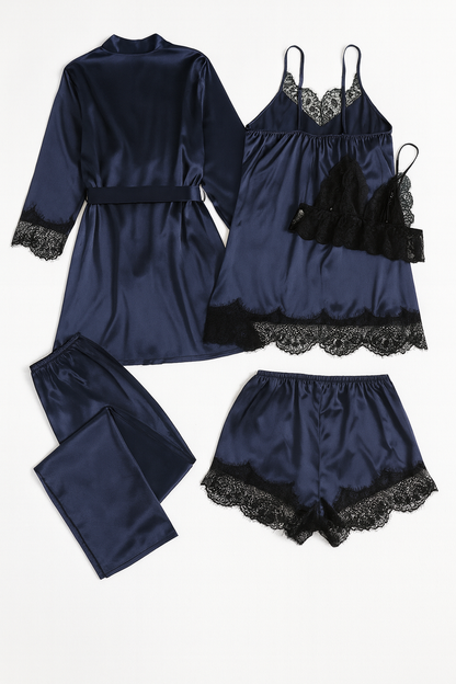 طقم بيجامة نسائي 5 قطع من Shein