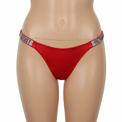 بانتي داخلي مثير مرصع بأحجار الراين