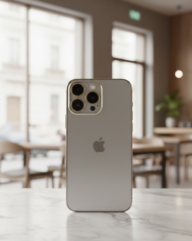 جراب موبايل iPhone15 Pro Max (تصميم شفاف بإطار معدني) من Shein