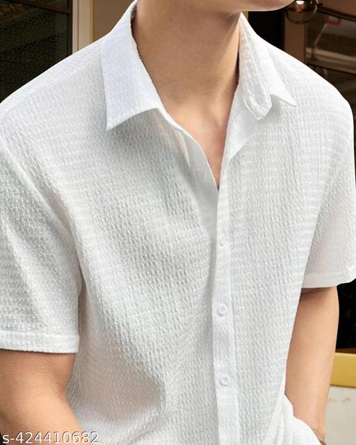 قميص رجالي مستورد من قماش البوب كورن