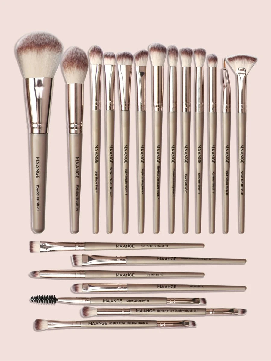 MAANGE MAANGE 20pcs Professional Makeup Brush Set,Makeup Tools With Soft Brush Hair