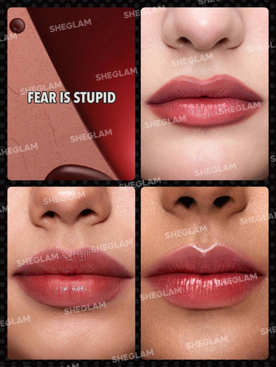مجموعة روج ومحدد شفاه كلاسيكي (2×1) من مجموعة Monroe X SHEGLAM