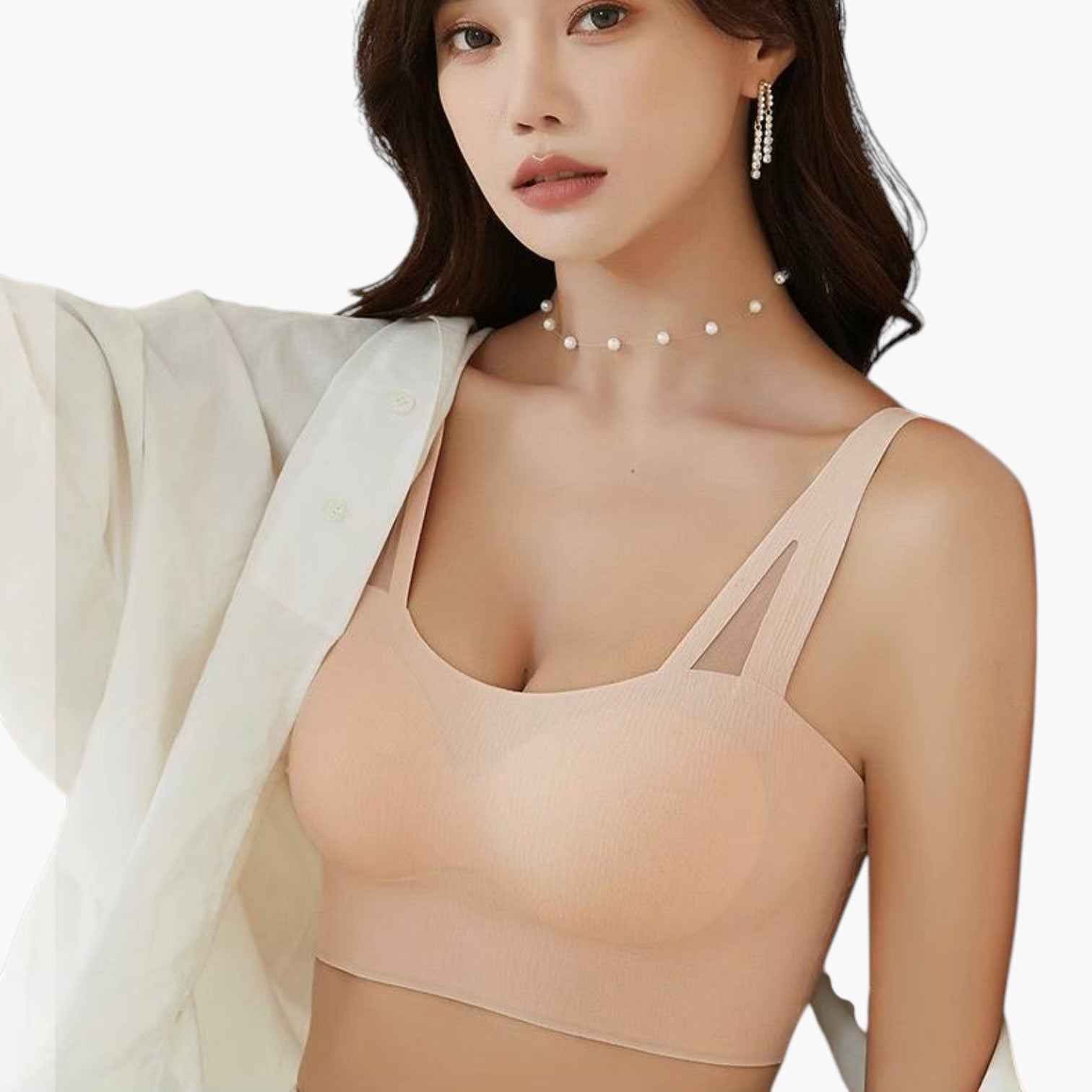 حمالة صدر رياضية نسائية بدون سلك بتصميم تانك توب