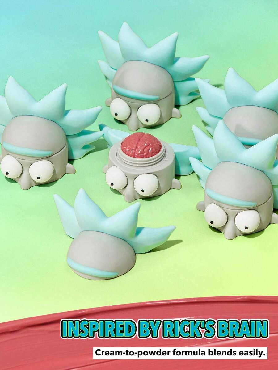 بلاشر كريمي Mr. Sanchez على شكل دماغ ريك من مجموعة Rick and Morty X SHEGLAM