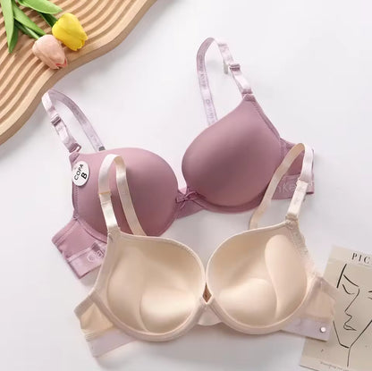 حمالة صدر نسائية لامعة بدون درزات مع قسم رفيع