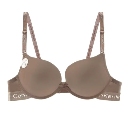 حمالة صدر نسائية لامعة بدون درزات مع قسم رفيع