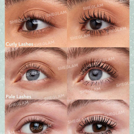 ماسكارا All-In-One (2×1) لتكثيف وتطويل الرموش مقاومة للماء من شيجلام
