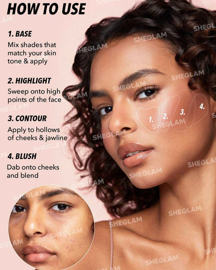 باليت All About That Face متعددة الاستخدامات بدرجة Mocha Sculpt من شيجلام