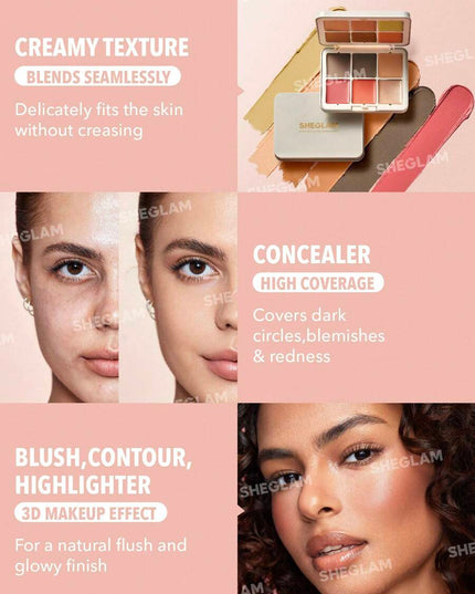 باليت All About That Face متعددة الاستخدامات بدرجة Mocha Sculpt من شيجلام