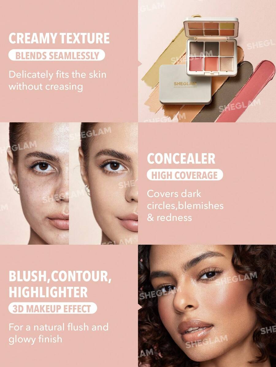 باليت All About That Face متعددة الاستخدامات بدرجة Mocha Sculpt من شيجلام