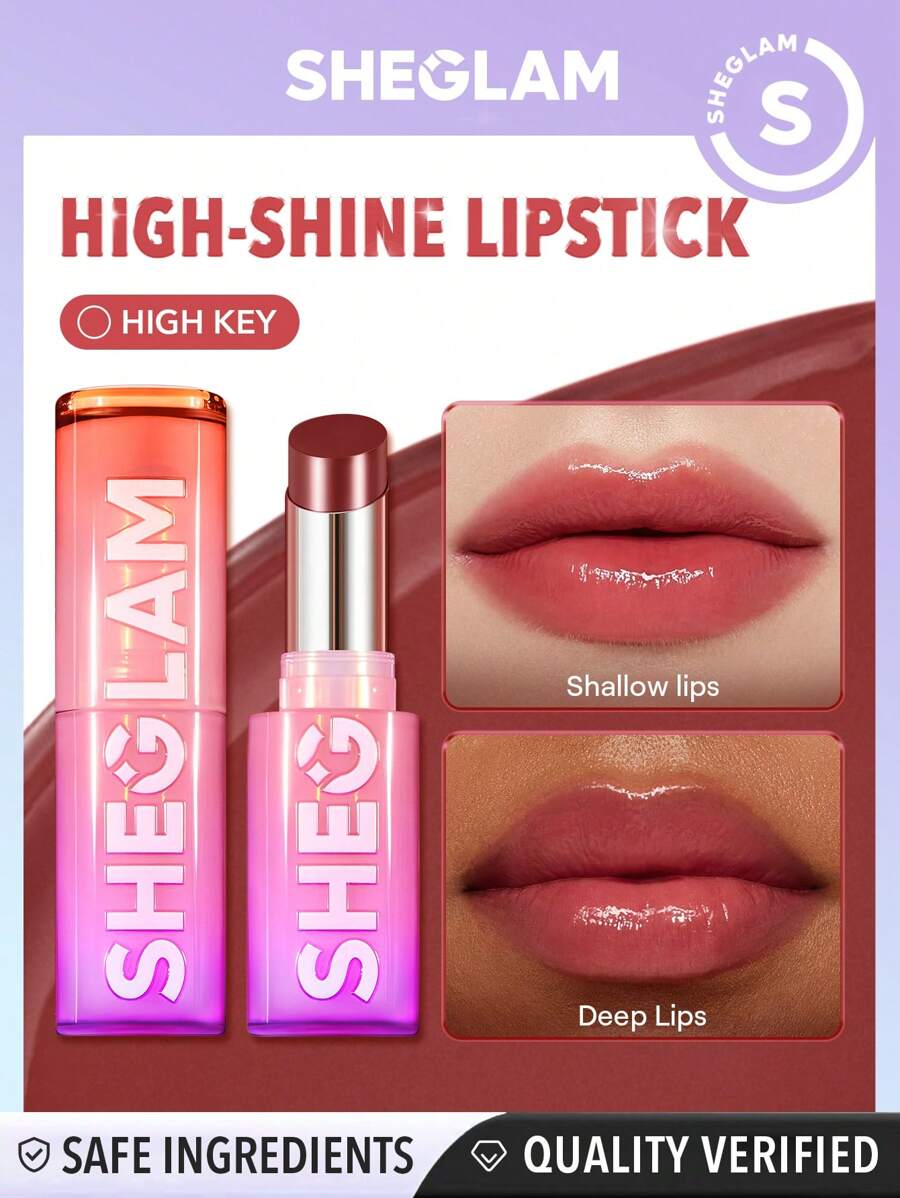 روج Mirror Kiss  بلمسة نهائية فائقة اللمعان وبلون High Key من شيجلام