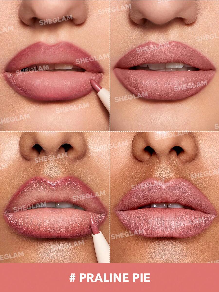 روج وقلم تحديد شفاه من مجموعة Glam 101  من شيجلام