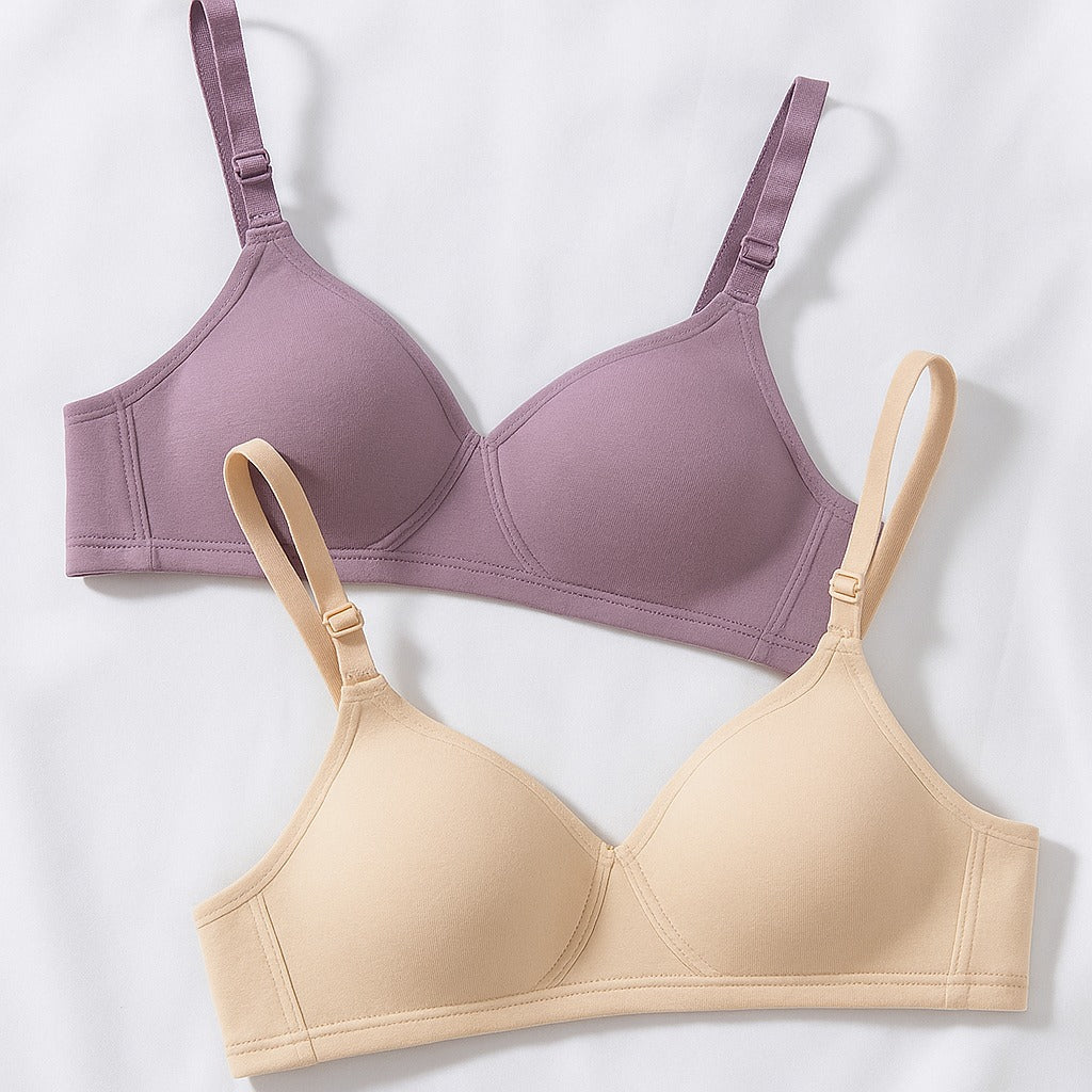 طقم 2 حمالات صدر نسائية بدون سلك – مريحة